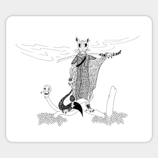 Flying squirrel assasin. Sticker